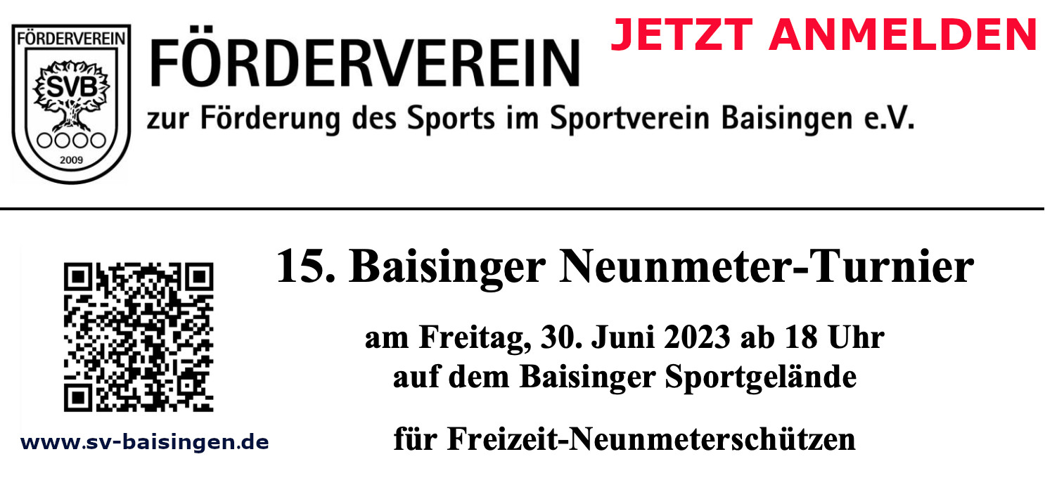 Anmeldeschluss Neunmeterturnier